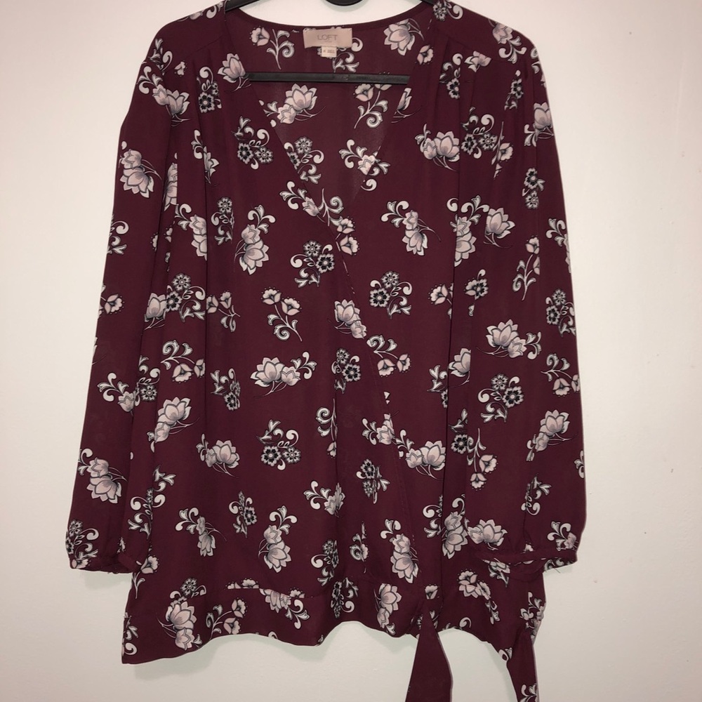 LOFT floral top
